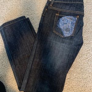 Denim Ed hardy jeans by Christian Audigier